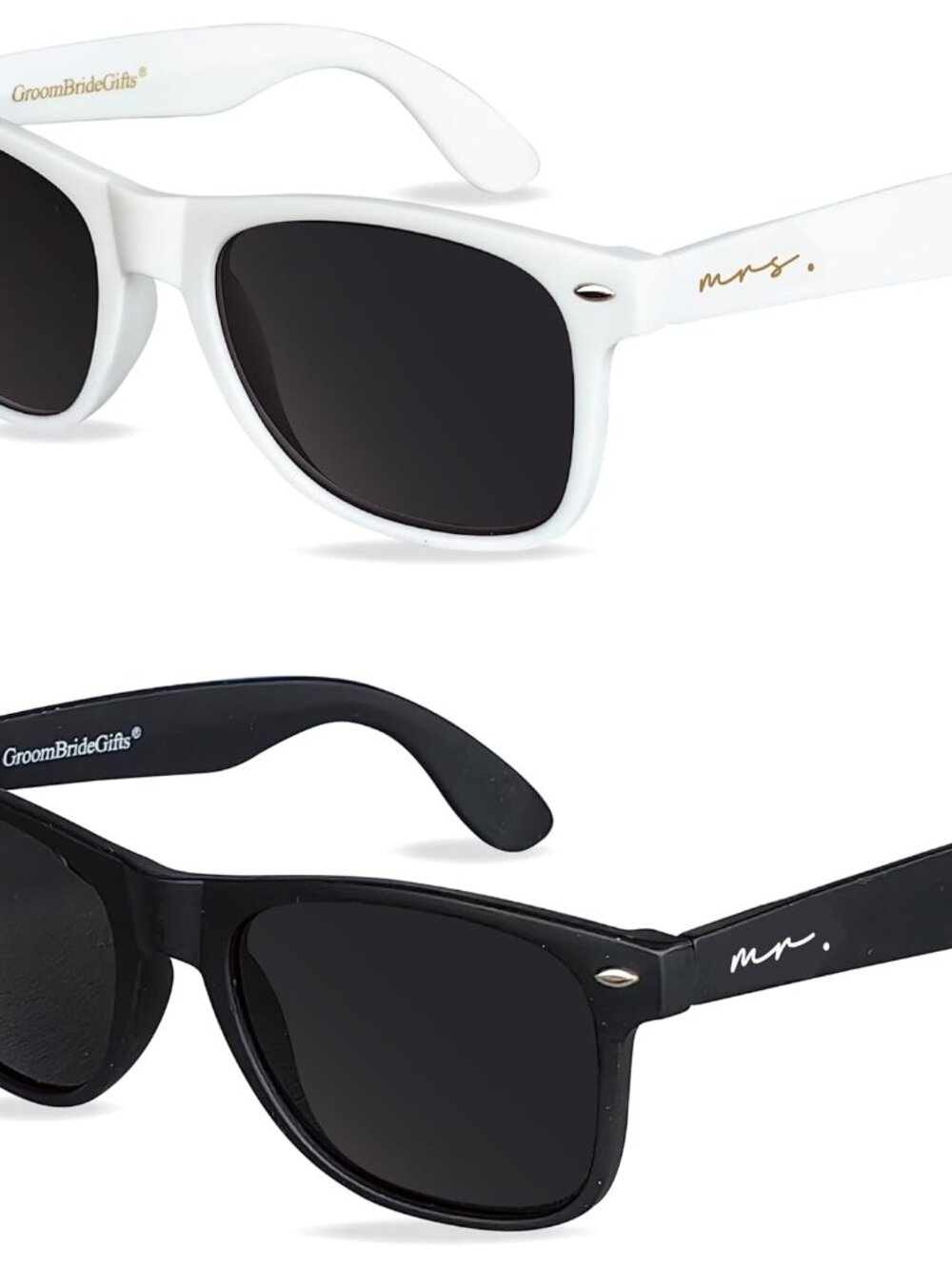 Bride and Groom Polarized Sunglasses Honeymoon Gifts for the Couple Groom Sungla